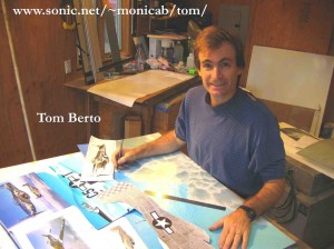 Tom Berto creates aviation paintings, both beautiful and accurate. 