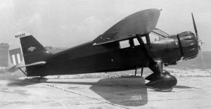 Before he was a Colonel, C. J. Tippett flew the Lycoming Stinson out of Clover Field in California. 